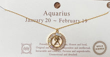 Load image into Gallery viewer, Gold Dipped Zodiac Necklace