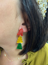 Load image into Gallery viewer, Acrylic Christmas Dangle Earrings
