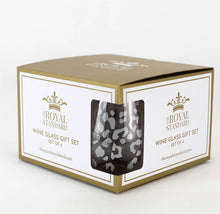 Load image into Gallery viewer, Leopard Wine Glasses Gift set