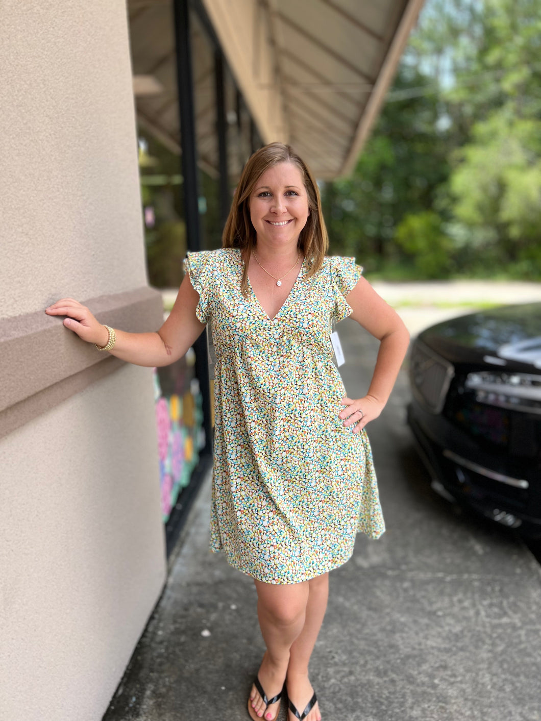 SW6110096-22 Ditsy floral dress