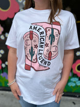 Load image into Gallery viewer, T-39960 American Legend Boots Graphic Top