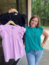 Load image into Gallery viewer, T18302- Triple Flutter Sleeve Top
