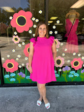 Load image into Gallery viewer, D1889 Airflow Ruffle Sleeve Mini Dress