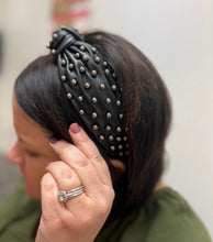 Load image into Gallery viewer, Leather studded headbands