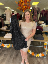 Load image into Gallery viewer, H42824 Sequin mini dress