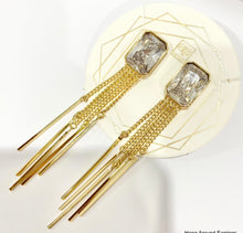 Load image into Gallery viewer, BB Lila Hang Around Earrings