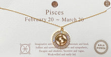 Load image into Gallery viewer, Gold Dipped Zodiac Necklace