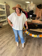 Load image into Gallery viewer, T10347 Melange Knit Dolman Top
