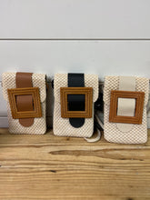 Load image into Gallery viewer, Straw Cell Phone purse