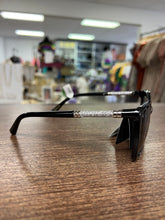 Load image into Gallery viewer, Polarized Sunglasses- Black with silver side detail