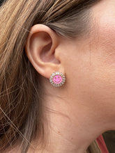Load image into Gallery viewer, BB Lila Happy Smile Studs