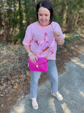 Load image into Gallery viewer, IFKT51640 Loose Fit half sleeve with flip sequin star