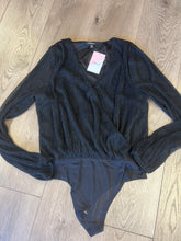 Load image into Gallery viewer, H14749 Metallic surplice bodysuit