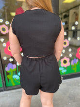 Load image into Gallery viewer, Woven Button Up Romper HF23E166