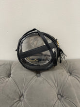 Load image into Gallery viewer, Round clear crossbody purse