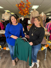 Load image into Gallery viewer, Woven Top with Smocked Sleeve Detail