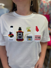 Load image into Gallery viewer, Sequin Malibu-Whiskey-Titos-Tequila Top