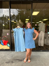 Load image into Gallery viewer, h5944 Denim Dress