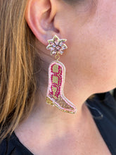 Load image into Gallery viewer, Beaded Boot Earrings