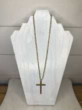 Load image into Gallery viewer, Gold Cross Necklace #137-online