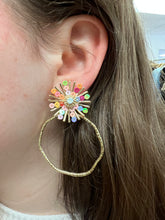 Load image into Gallery viewer, Taylor Shaye Sequin Sunburst Hoops