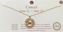Load image into Gallery viewer, Gold Dipped Zodiac Necklace