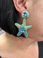 Load image into Gallery viewer, Starfish Beaded Earrings