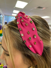 Load image into Gallery viewer, Multi Color Jewel Knotted Headbands