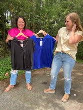 Load image into Gallery viewer, H5713 V Neck Dolman Top