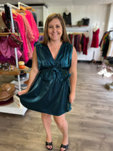 Load image into Gallery viewer, D19500 Satin Bow Dress