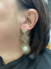 Load image into Gallery viewer, Taylor Shaye Acrylic Diamond Starburst Drop Earring