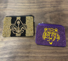 Load image into Gallery viewer, Game Day Beaded Coin Purse