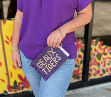 Load image into Gallery viewer, Beaded Game Day Pouch