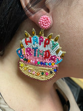 Load image into Gallery viewer, Happy Birthday Cake Earrings