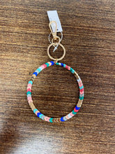 Load image into Gallery viewer, Chevron beaded key rings