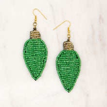 Load image into Gallery viewer, Christmas beaded earrings